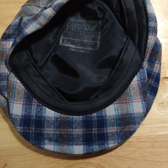 Vintage Pendleton Plaid Duckbill Ivy Driving Cap - Picture 4 of 5